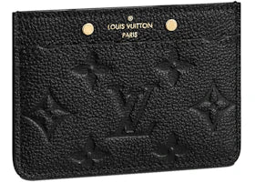 Louis Vuitton Card Holder Monogram Empreinte Black - vue 360
