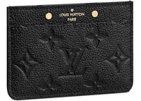Louis Vuitton Card Holder Monogram Empreinte Black