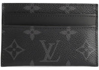 Louis Vuitton Card Holder Porte Cartes Double Monogram Eclipse Black/Grey