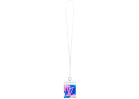 Louis Vuitton Card Holder on Strap Monogram Watercolor Multicolor - vue 360