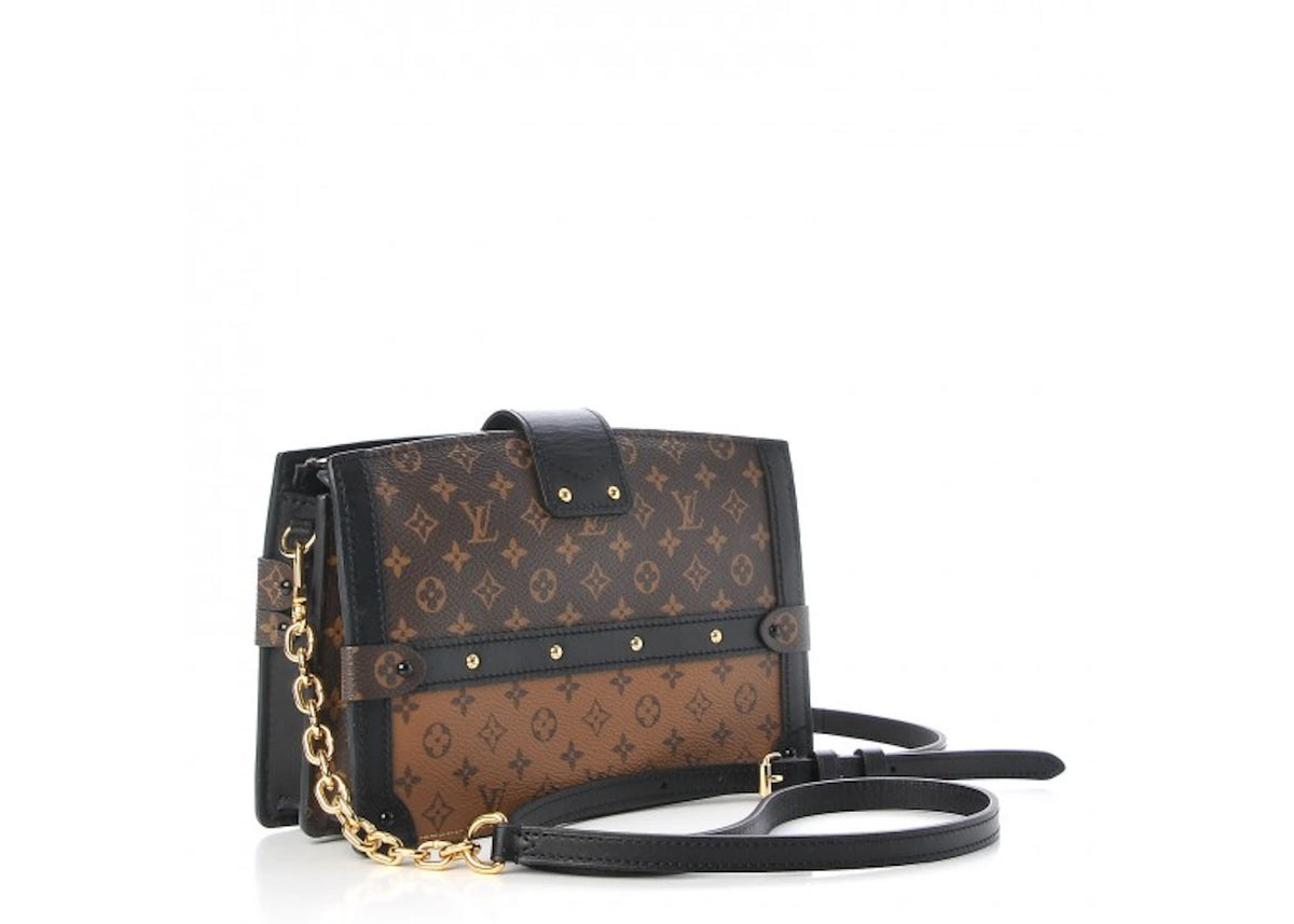 Louis Vuitton Clutch Trunk Monogram Reverse Brown/Black - vue secondaire B