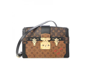 Louis Vuitton Clutch Trunk Monogram Reverse Brown/Black - vue 360