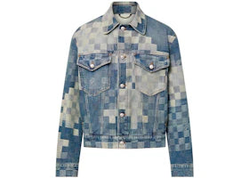 Louis Vuitton Damier Damoflage Classic Denim Jacket Indigo - vue 360