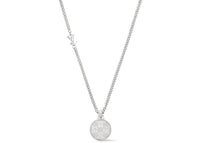 Louis Vuitton Damier Staples Pendant Silver