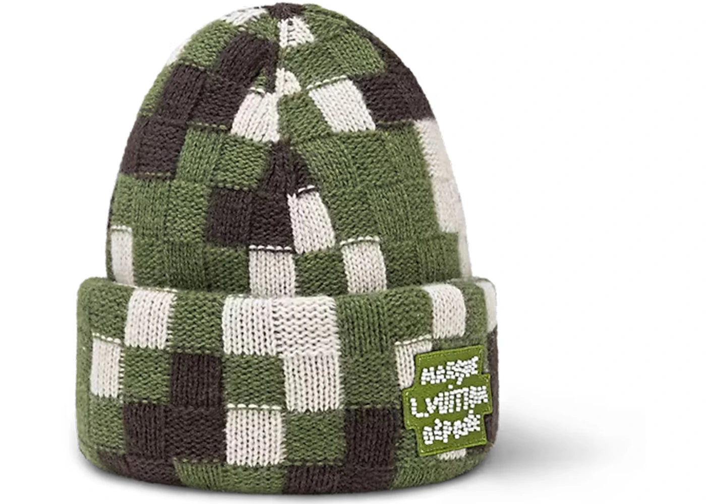 Louis Vuitton Damoflage Beanie Green Damoflage Damier - vue secondaire A