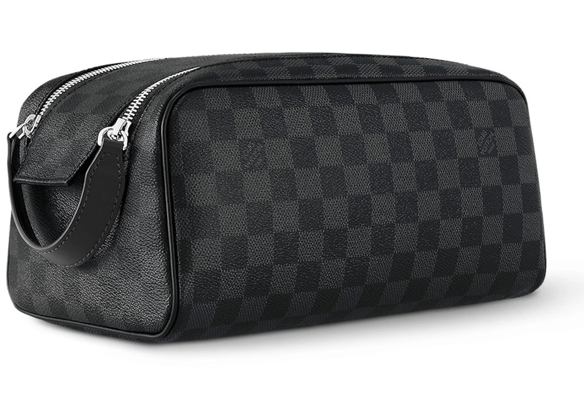 Louis Vuitton Dopp Kit Toilet Pouch Damier Graphite Canvas - vue secondaire A