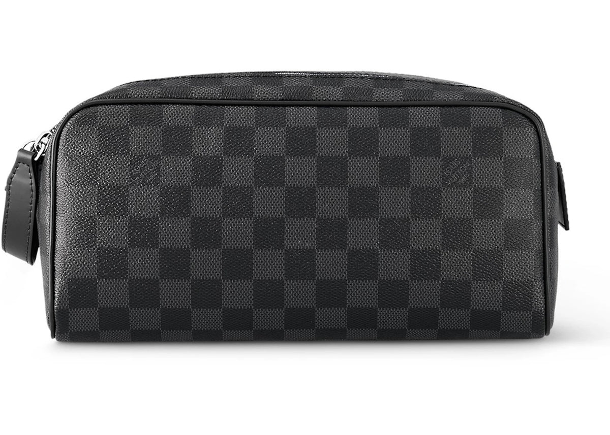 Louis Vuitton Dopp Kit Toilet Pouch Damier Graphite Canvas - vue 360