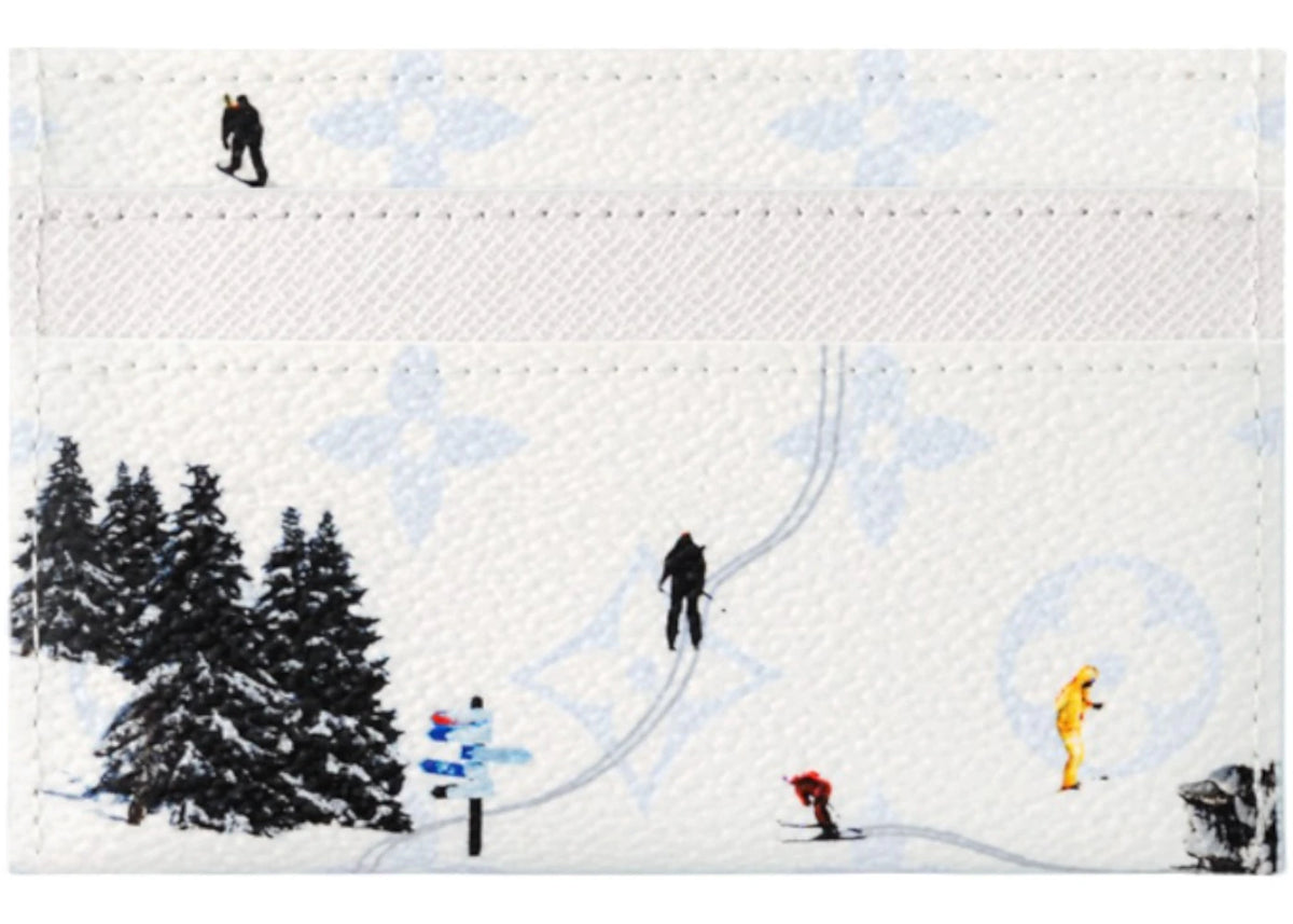 Louis Vuitton Ski Double Card Case White - vue secondaire A