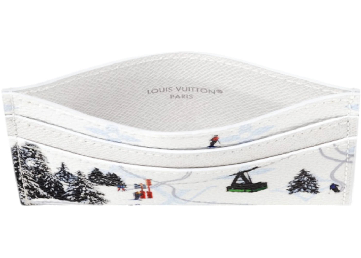 Louis Vuitton Ski Double Card Case White