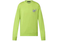 Louis Vuitton Embroidered LV Logo Shirt Jaune Vert