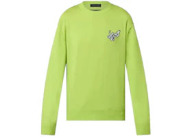 Louis Vuitton Embroidered LV Logo Shirt Jaune Vert