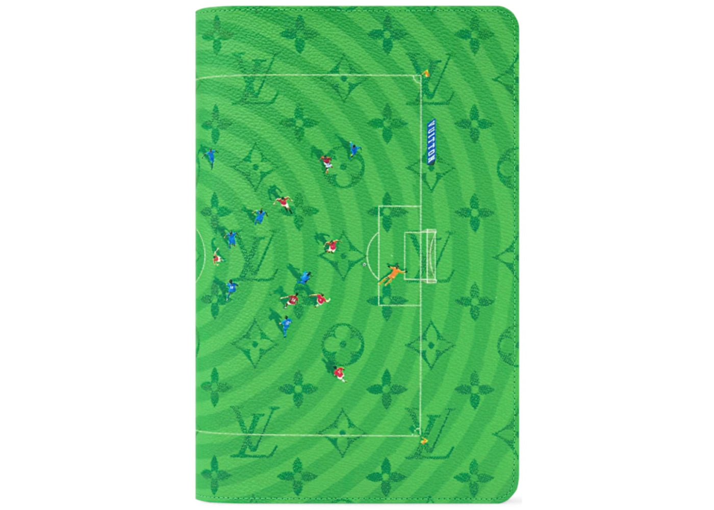 Louis Vuitton Emily Football Notebook Cover Green - vue 360