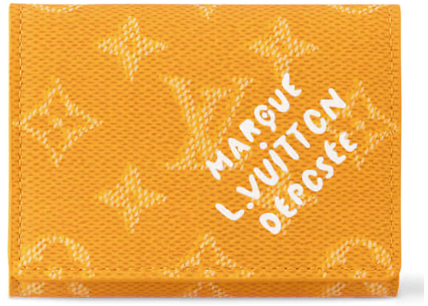 Louis Vuitton Envelope Business Card Holder Yellow - vue secondaire A