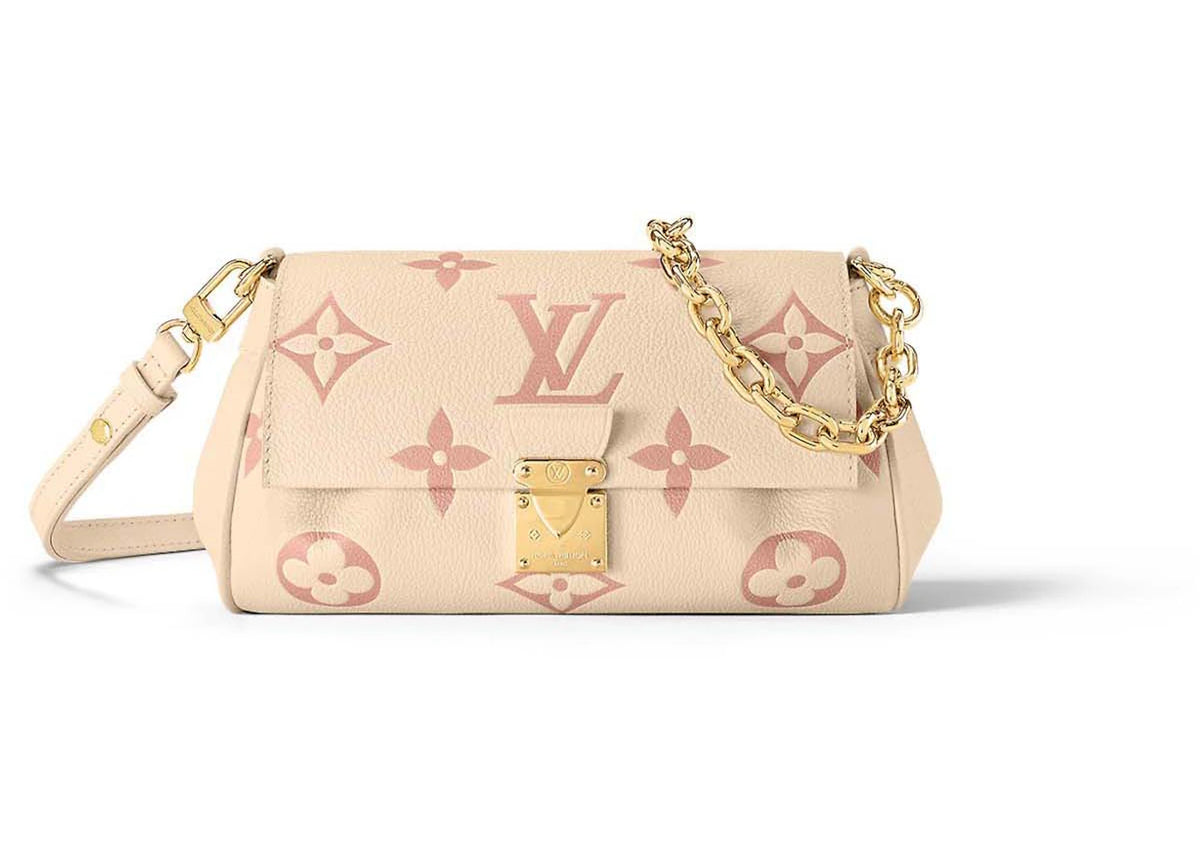 Louis Vuitton Favorite Creme/Rose Trianon - vue secondaire A