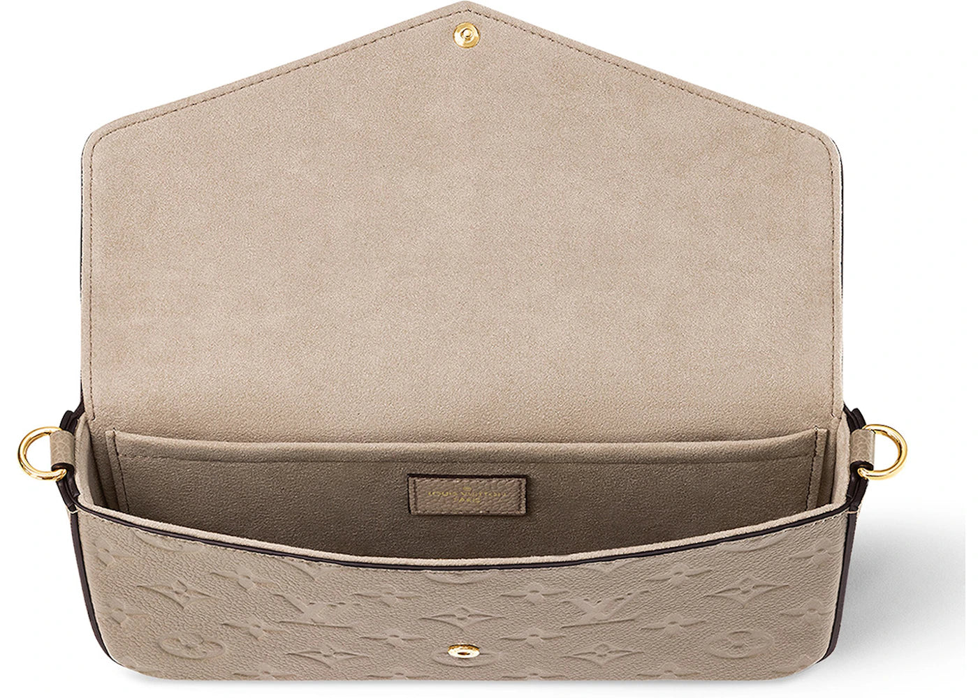 Louis Vuitton Felicie Pochette Turtledove - vue secondaire B