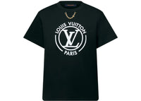 Louis Vuitton Flocked LV T-shirt Black/White