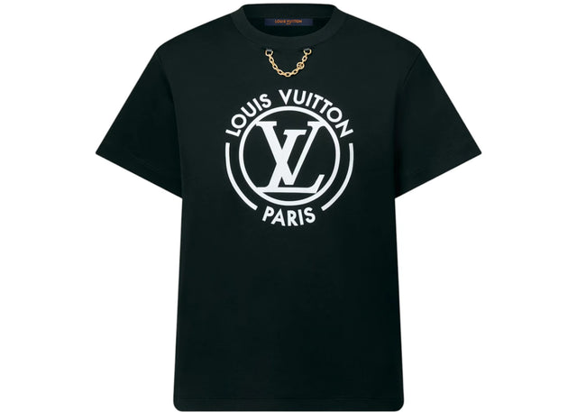 Louis Vuitton Flocked LV T-shirt Black/White