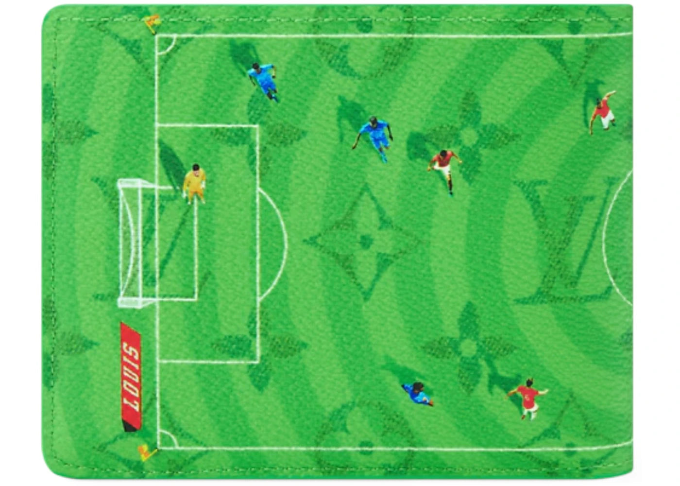 Louis Vuitton Football Multiple Wallet Green - vue secondaire A