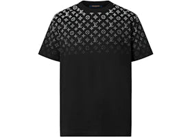 Louis Vuitton Gradient Cotton T-shirt Black/White - vue 360