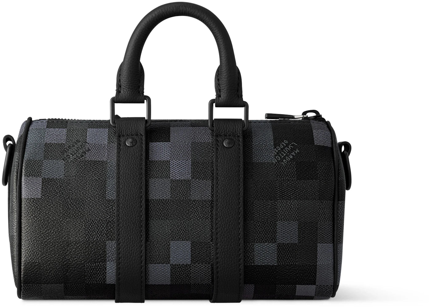 Louis Vuitton Keepall Bandouliere 25 Black - vue secondaire A