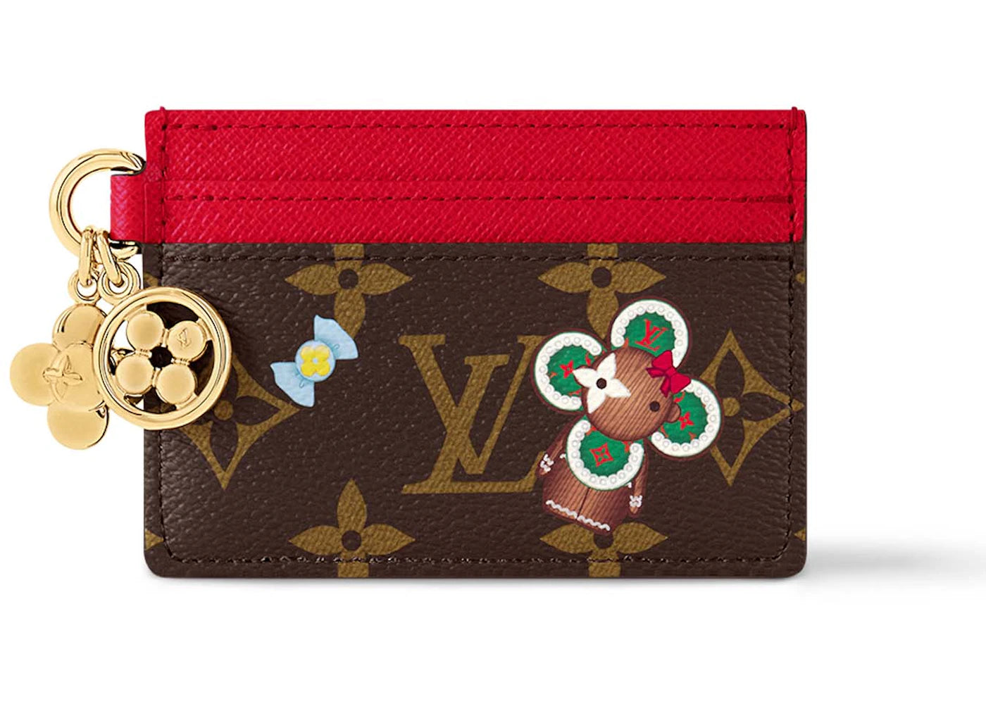 Louis Vuitton LV Charms Card Holder Monogram/Candy Red - vue 360