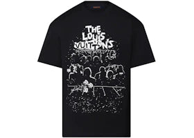 Louis Vuitton LV Concert Print T-shirt Black - vue 360