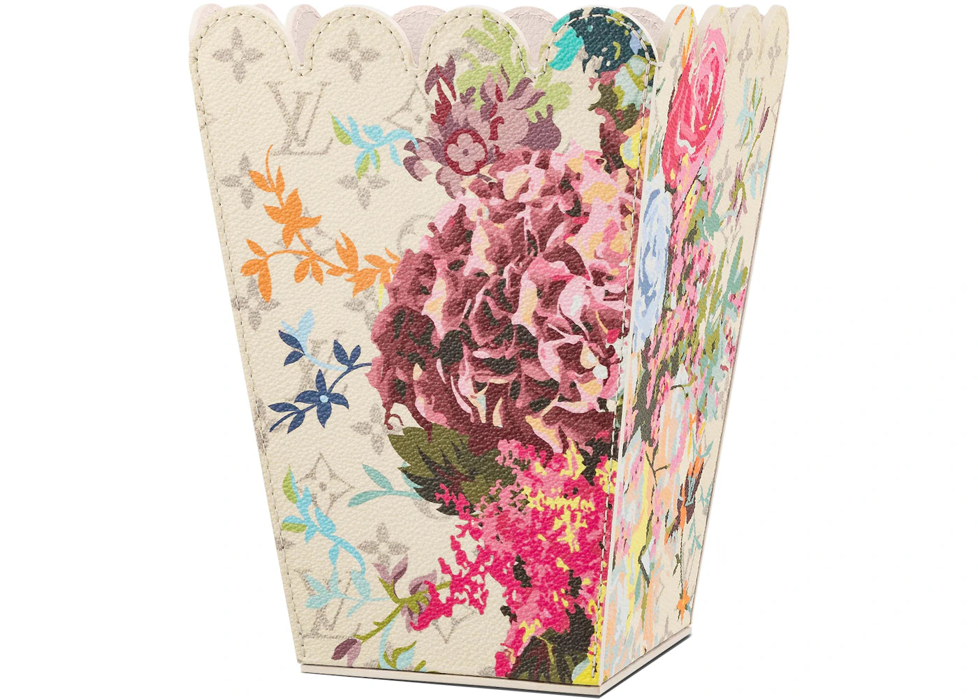 Louis Vuitton LV Flower Popcorn Basket Flower Canvas Multicolor - vue secondaire B