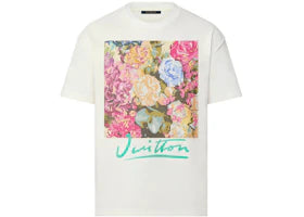Louis Vuitton LV Flower Tapestry Print T-shirt Milky White