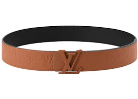 Louis Vuitton LV Initials Taurillon Monogram 40mm Reversible Belt Camel Brown / Black - vue 360