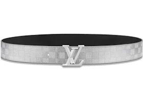 Louis Vuitton LV Pyramide Glitter 40MM Reversible Belt Silver/Black - vue 360