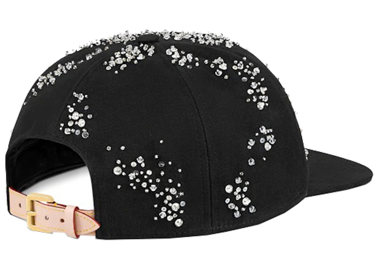 Louis Vuitton LV Script Crystals Cap Black - vue secondaire A
