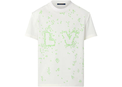 Louis Vuitton LV Spread Embroidery T-Shirt Milk White/Green - apparel view 2