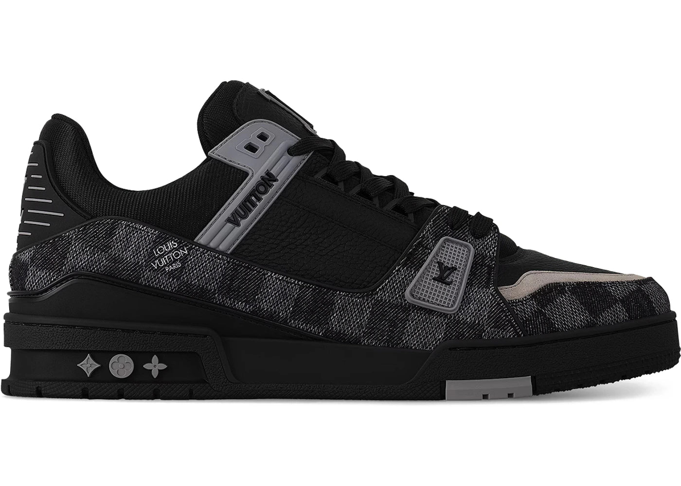 Louis Vuitton LV Trainer Black Damier Denim - vue 360