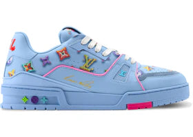 Louis Vuitton LV Trainer Monogram Donuts Blue - vue 360
