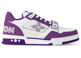 Louis Vuitton LV Trainer Monogram Strap White Purple