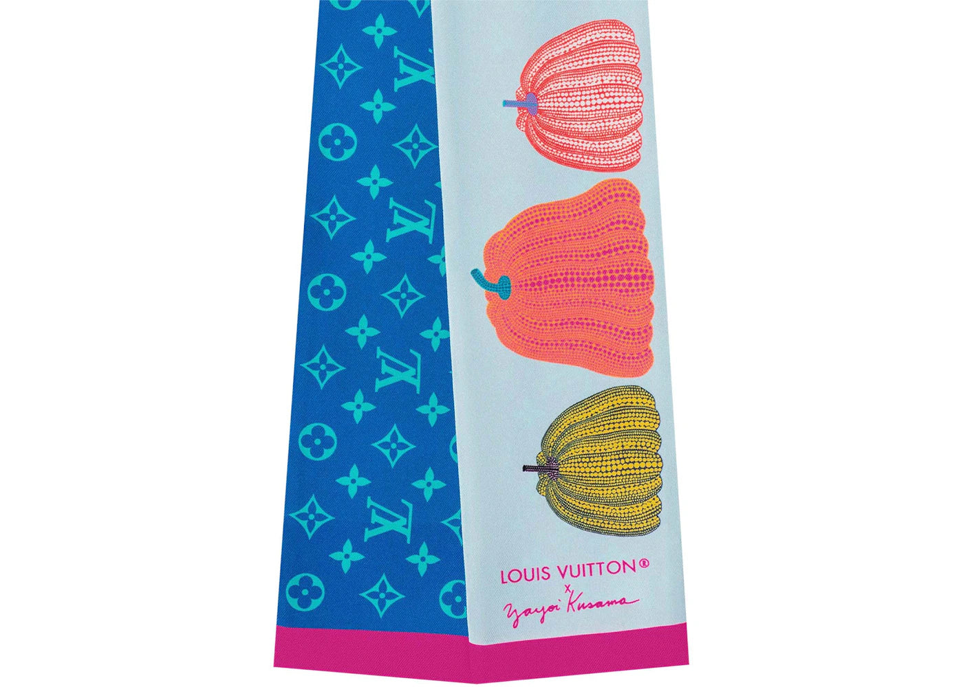 Louis Vuitton LV x YK Pumpkin Bandeau Blue - vue secondaire B