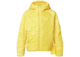 Louis Vuitton LVSE Flower Quilted Hoodie Jacket Yellow