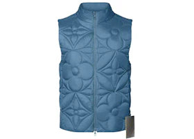 Louis Vuitton LVSE Padded Monogram Flower Gilet Blue