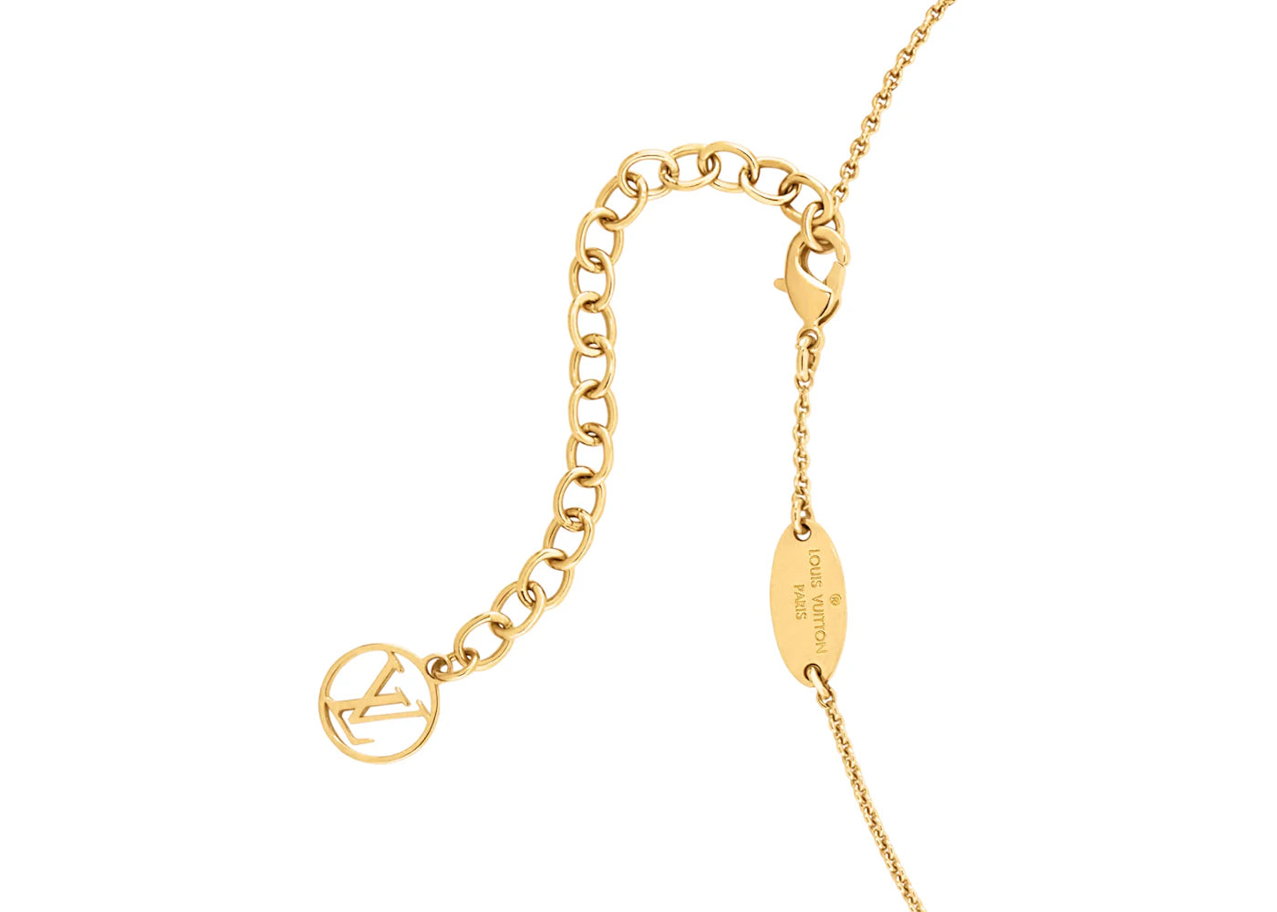 Louis Vuitton Louisette Necklace Gold - vue secondaire B