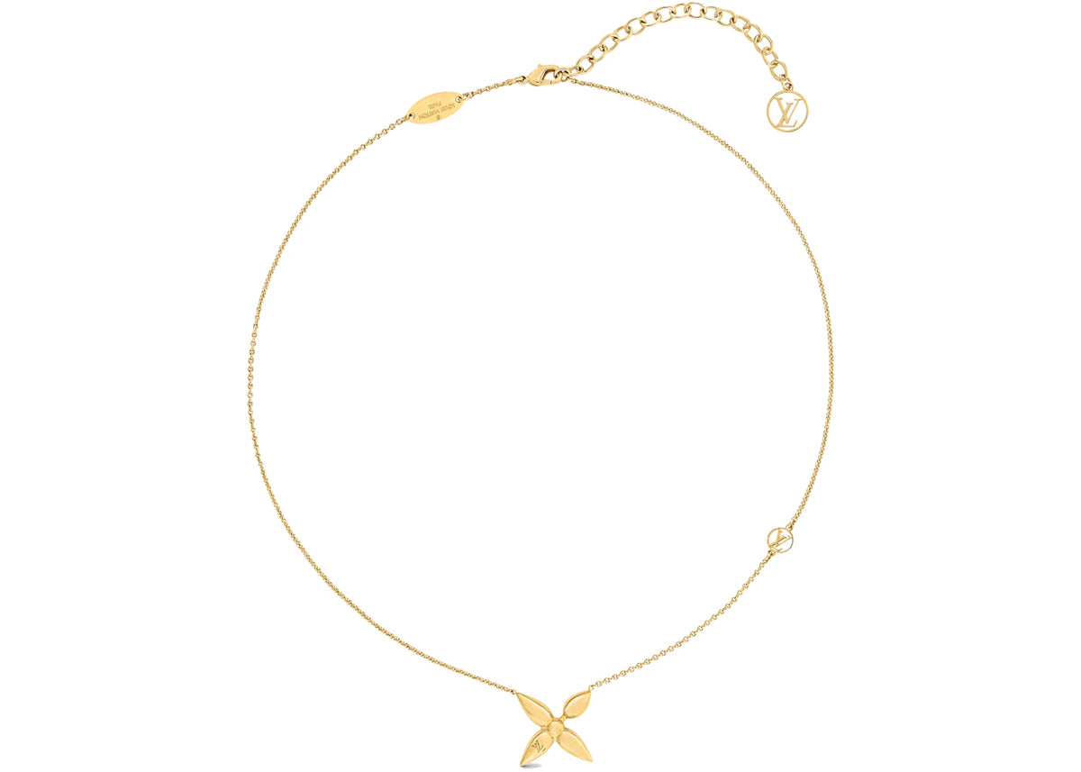 Louis Vuitton Louisette Necklace Gold - vue 360