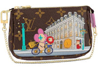 Louis Vuitton Mini Pochette Accessoires Vivienne Holiday Monogram Canvas/Pink