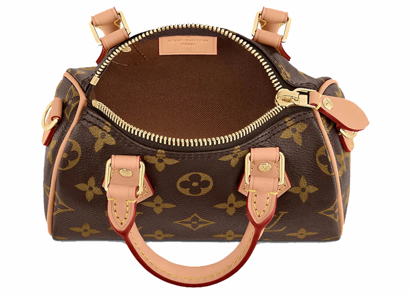 Louis Vuitton Nano Speedy Monogram Canvas Brown - vue secondaire B