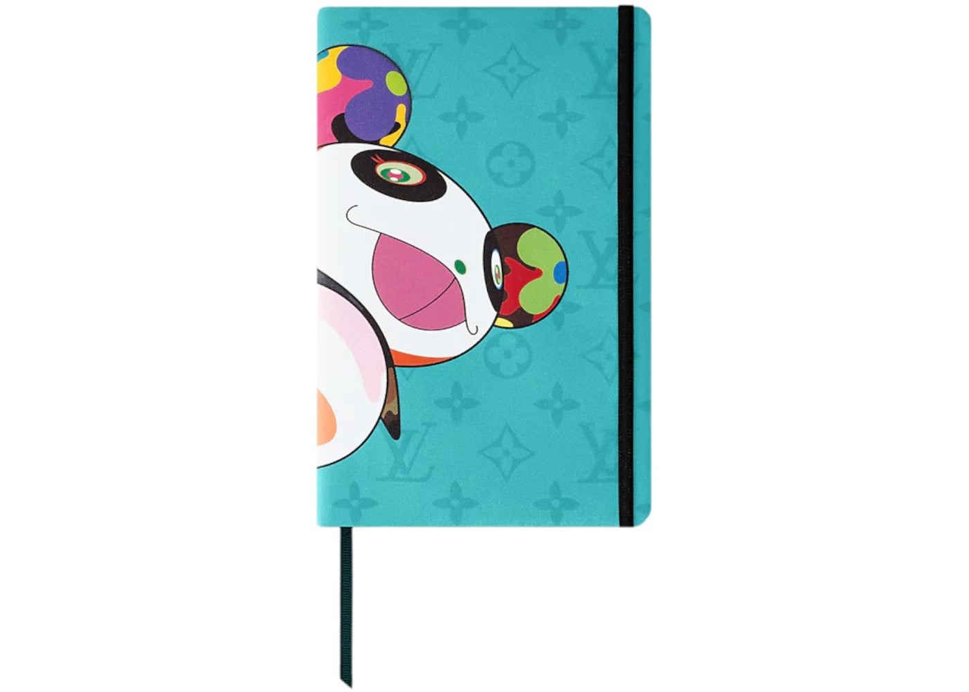 Louis Vuitton x Takashi Murakami Jane Monogram Superflat Notebook MM Turquoise - vue 360