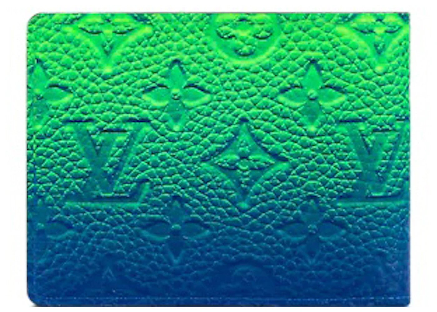 Louis Vuitton PF Slender Taurillon Illusion Blue/Green - vue secondaire B
