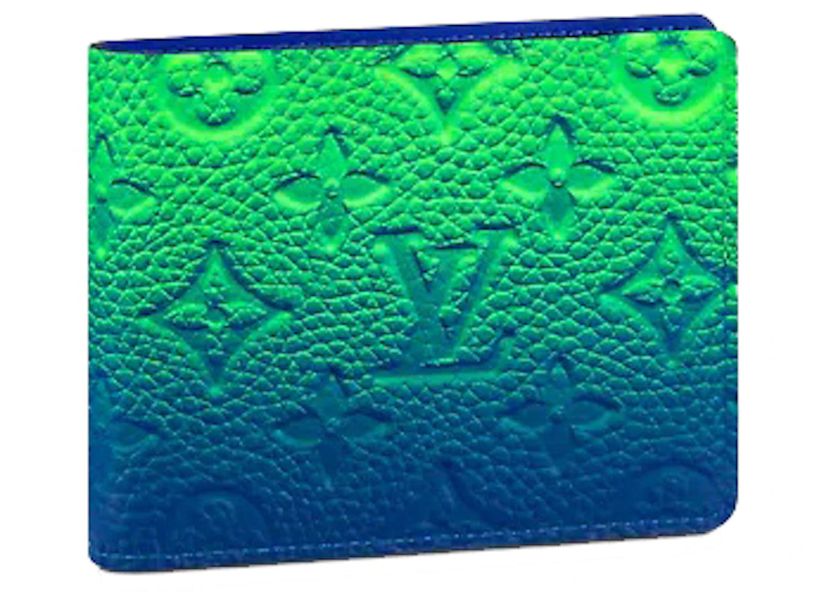 Louis Vuitton PF Slender Taurillon Illusion Blue/Green - vue secondaire A
