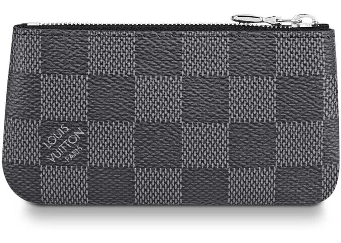 Louis Vuitton Pochette Cle Key Pouch Damier Graphite Black/Gray