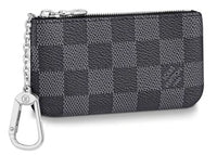 Louis Vuitton Pochette Cle Key Pouch Damier Graphite Black/Gray