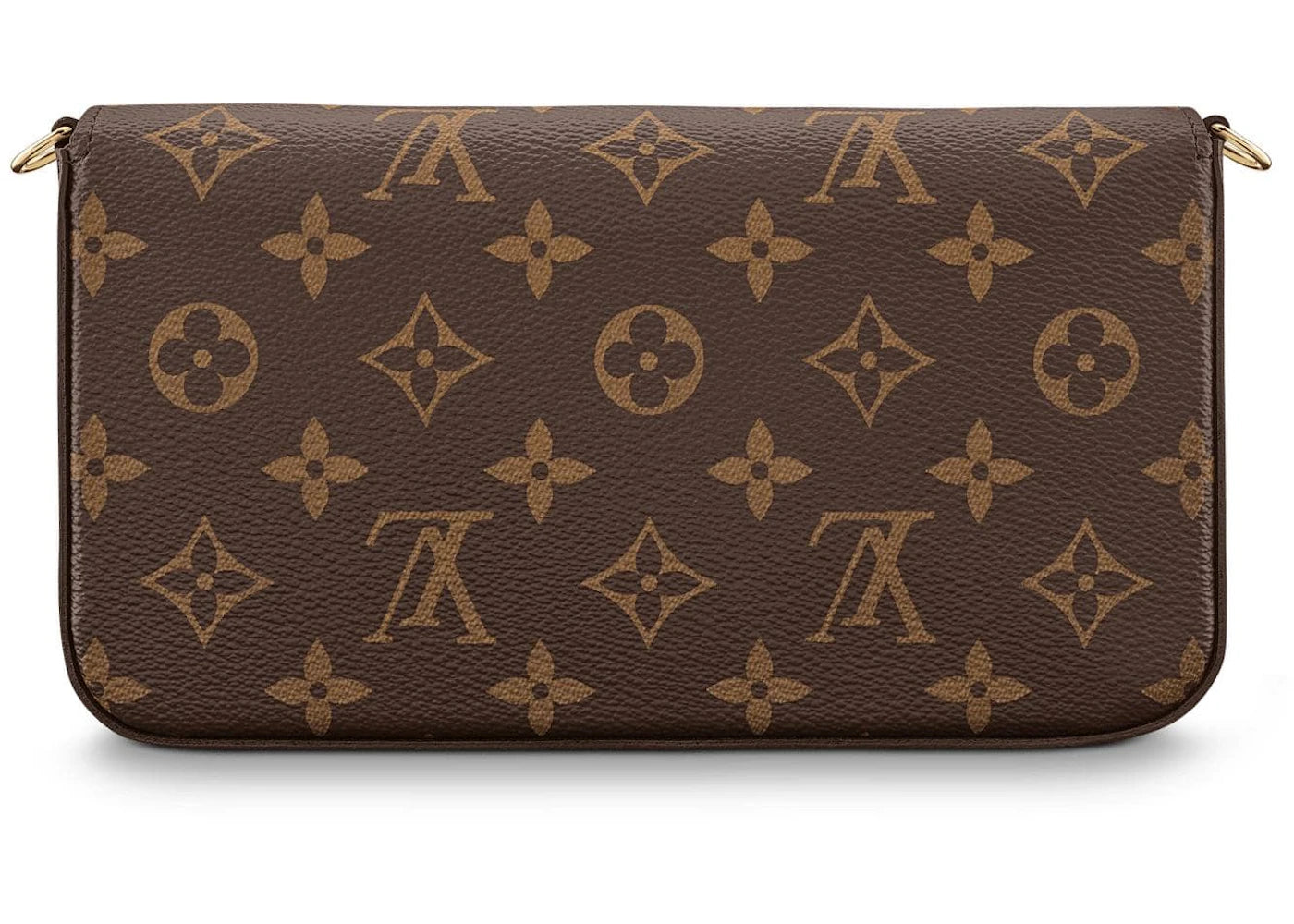 Louis Vuitton Pochette Felicie Monogram Fuchsia Lining - vue secondaire B