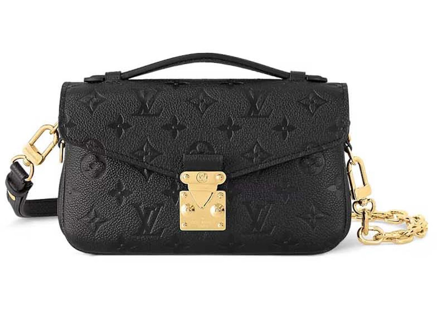 Louis Vuitton Pochette Métis East West Black - vue secondaire A
