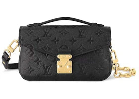 Louis Vuitton Pochette Métis East West Black - vue 360